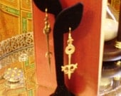 Hasta Mated Clock Hand Earrings- FREE SHIPPING in the USA