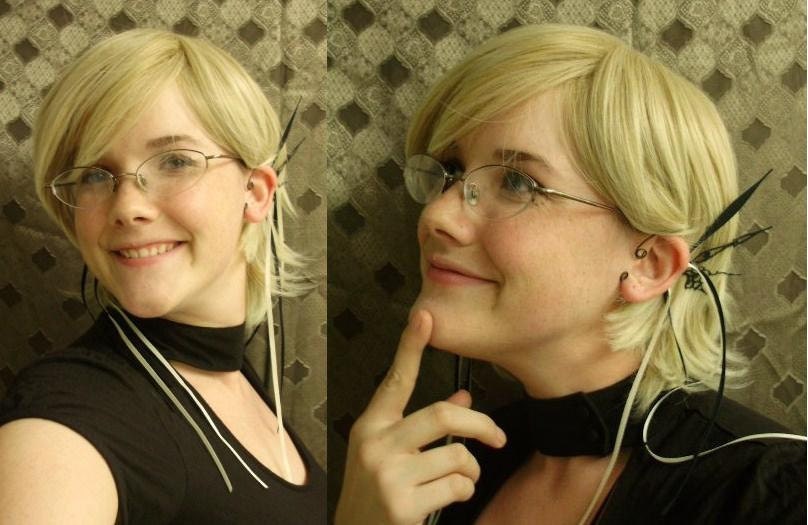 Add Ribbon to Any Set of Hairpicks or Over the Ear Cuffs- Accessory Addition