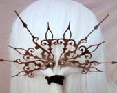 Sunburst Hair Pick Set Steampunk Accessory-Choose: Black, Gold, Mixed Colors