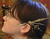 Sun Chaser Clock Hand Hair Pick Set Steampunk Accessory
