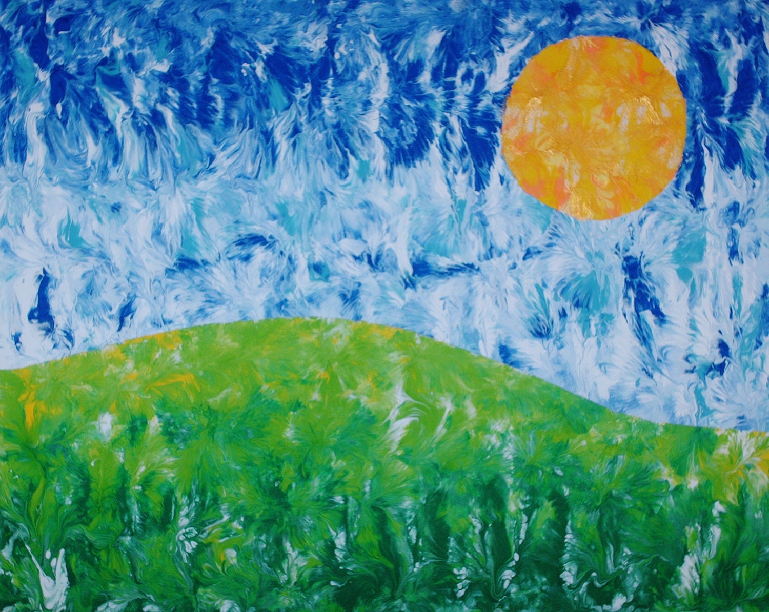 BREAST PAINTING by Marcey Hawk (215 Breastaking View) sexy EROTIC abstract