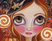 ART PRINT - Halloween Magic - by Jaz - 8x10