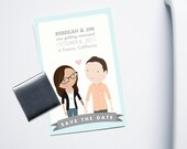 Save the Date Custom Cartoon printable design - Decree design