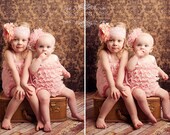 Lace romper, petty romper - Light Pink Lace Petti Romper -  Light PInk romper with Halter Tie Straps