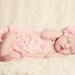 Newborn Lace romper, petti romper light pink - Cotton NB (0-12 months)