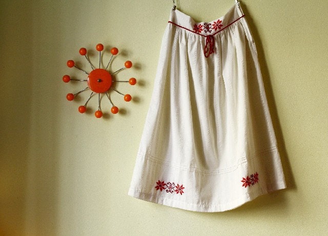 white peasant skirt