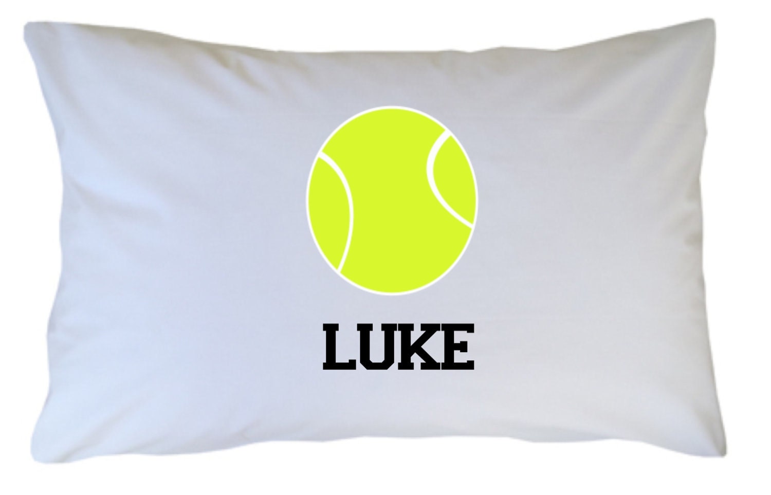 Tennis Ball Pillow Case, Personalized, Travel or Standard Size Il_170x135