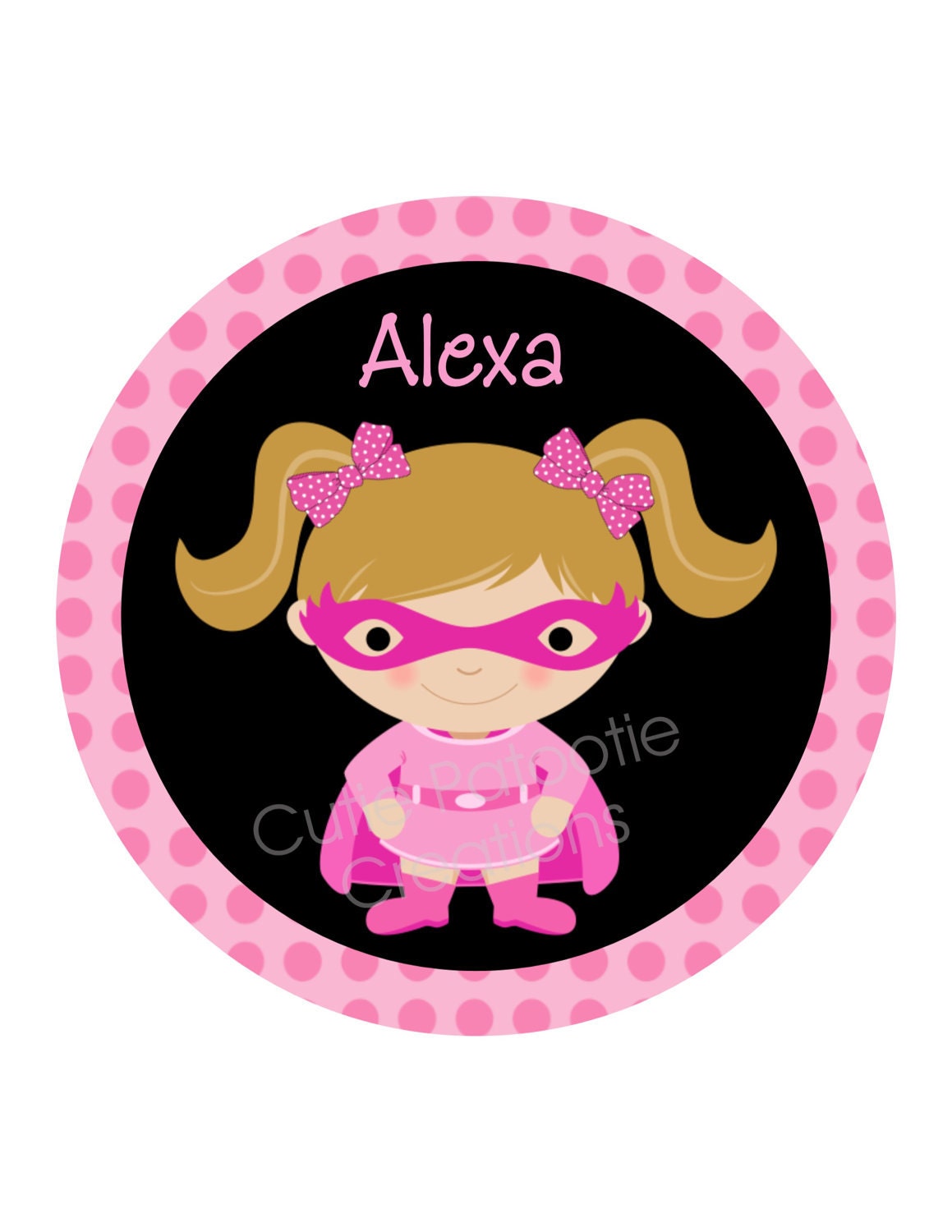 Girl Superhero Personalized TShirt or Bodysuit Il_570xn