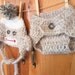 Angel Soft Sock Monkey Baby Hat 0-3 months