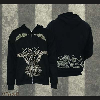 Men's Memento Mori Hoodie small through large only
