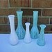 Retro Beach Bungalow Style Bud Vases