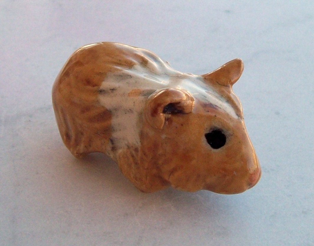 Hamster Miniature Handmade Ceramic Figurine