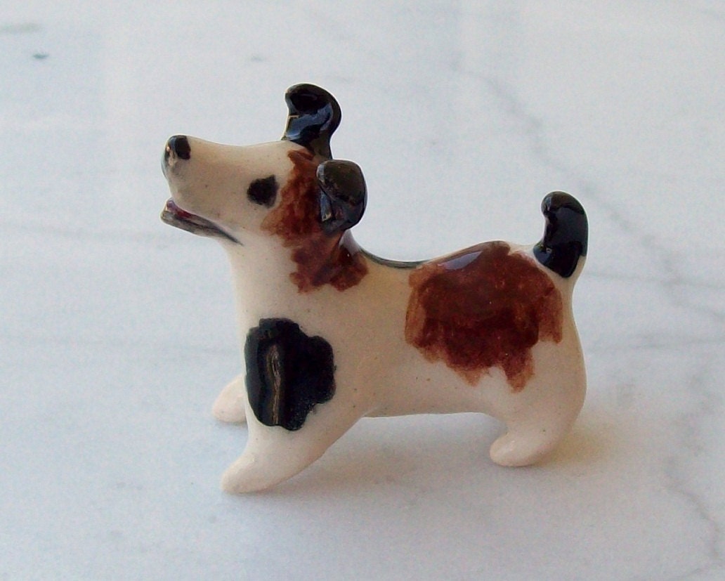 Jack Russell Terrier Handmade Miniature Figurine