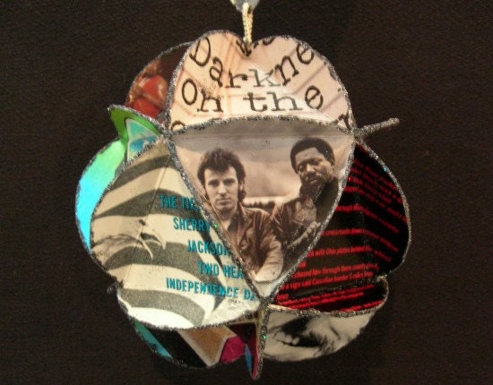 bruce springsteen album cover ornament made of by bruce springsteen album cover ornament made of by