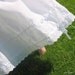 Girls White Eyelet Sundress with Double Ribbon Detail (sizes 12M to 9/10)
