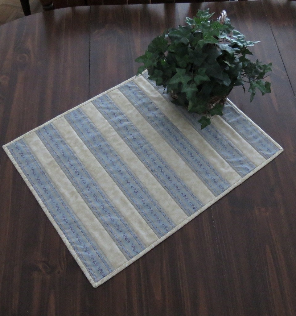 Frosty Morning Quilted Table Runner