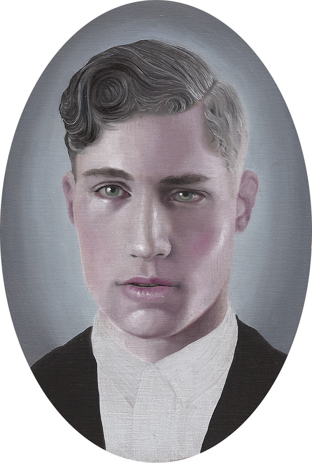 Oval Portrait - Original Oil Painting