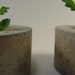 Mini Round Concrete Pot - set of 2