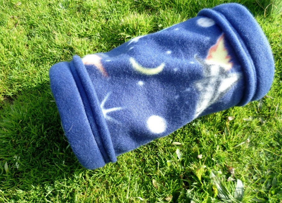SALE Fleece Guinea Pig Tunnel for Small Animals -- Space (M)