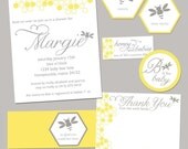 Bumble Bee Baby Shower Party Pack JPEG Bumblebee Il_170x135