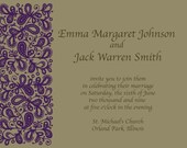 Wedding Invitation Folkart Wedding Invitation