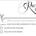 Vintage Wedding Invitation Elegant and Modern Calligraphy Script -Shabby Chic