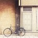 Bicycle photography - 5x7 fine art print - bike city art brown spring Sweden urban modern Europe