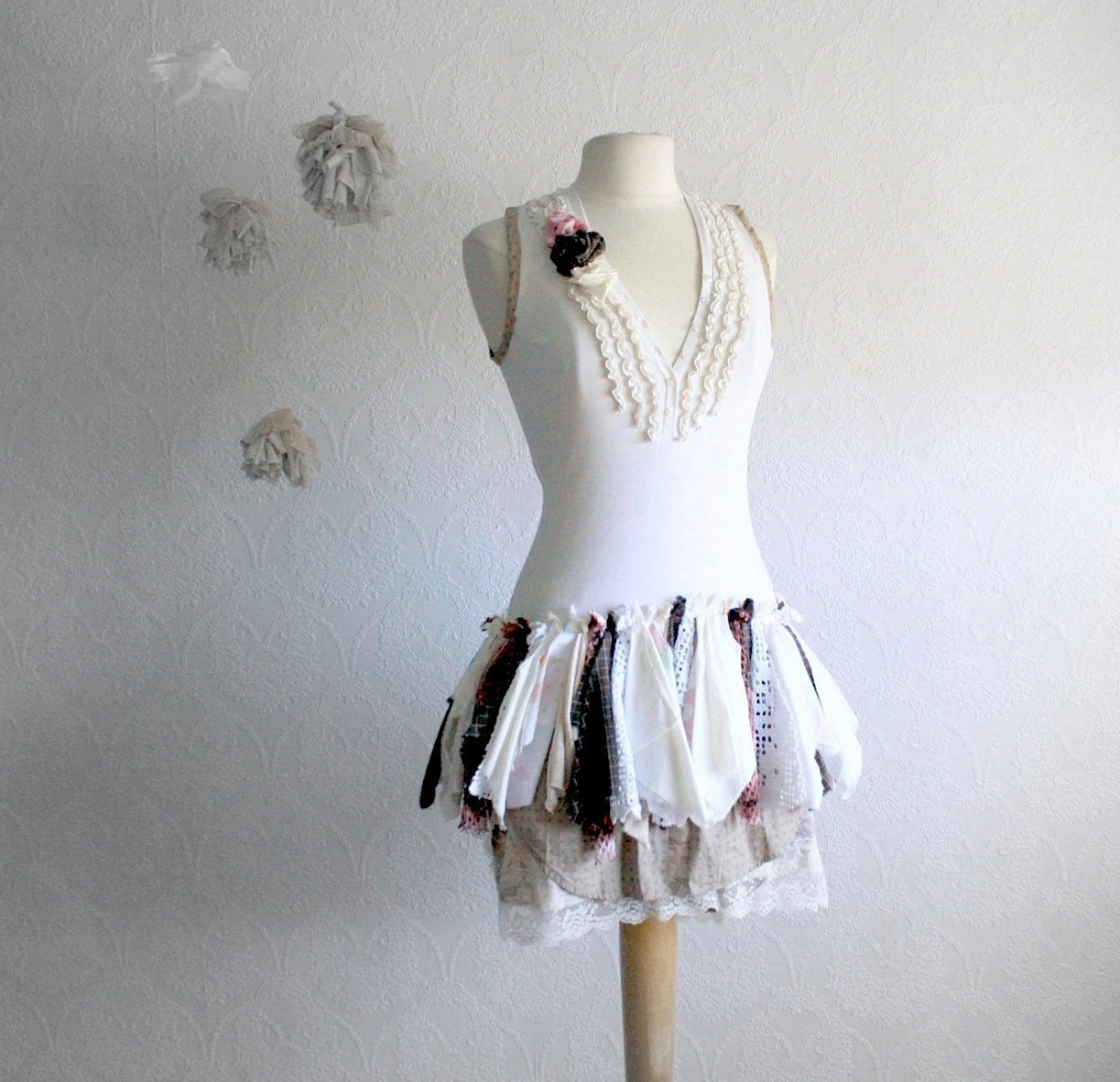 shabby chic fairy dress women s clothing small by myfairmaiden shabby chic fairy dress women s clothing small by myfairmaiden