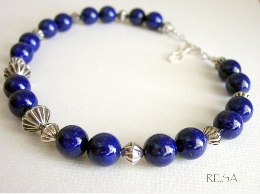 Reserved Listing for Michelle AAA Lapis Lazuli and Vintage Navajo Silver