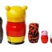 Winnie the Pooh nesting doll matryoshka babushka doll 5pc free shipping