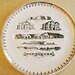 Decorative Plate Commemorating Burned-Down Schoolhouses - White Elephant Gift