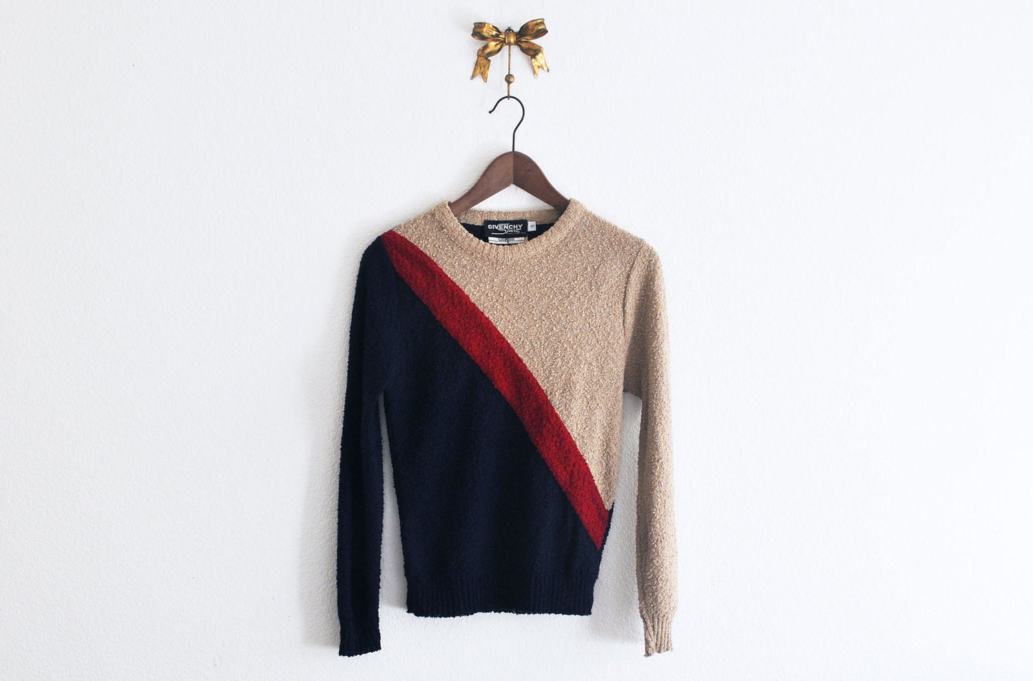 Vintage 70s/ 80s Givenchy Striped Sweater