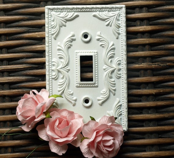 shabby chic vintage antique light switch plate by shugabeelane shabby chic vintage antique light switch plate by shugabeelane