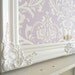 FRAMED MAGNET BOARD Nursery Wedding Decor Lilac Fabric Lavender Pastel Purple Bulletin Board Damask Baroque Shabby Chic Vintage Style