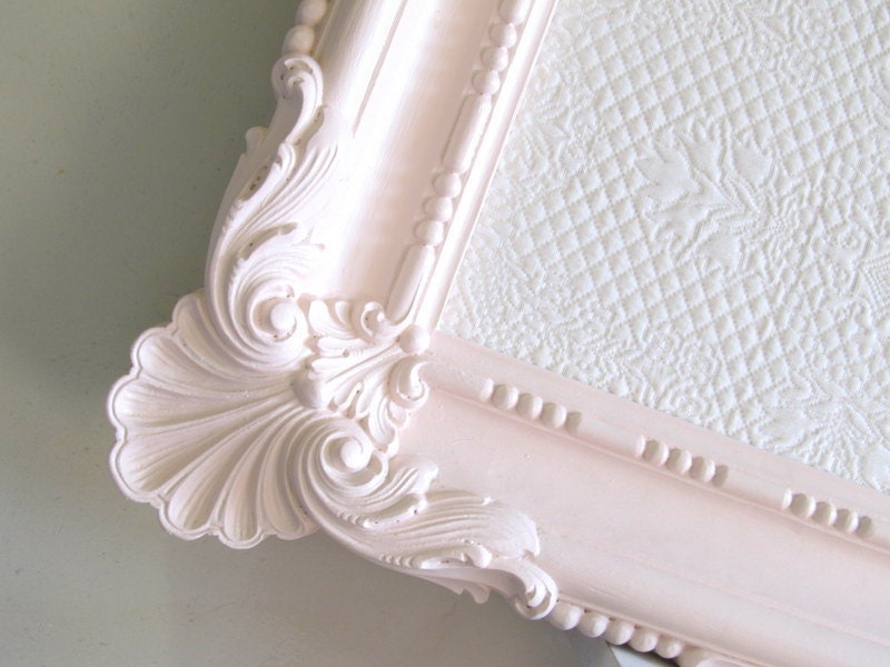 MAGNET BOARD Memory Board Shabby Chic Nursery Pink Wedding Seating Chart Girls Room Playroom Decor Wall Decor
