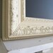 FRAMED CHALKBOARD Vintage Wedding Sign Shabby Chic Old World Kitchen Specials Board MAGNETIC Chalk Board Cream Ivory Ornate Distressed