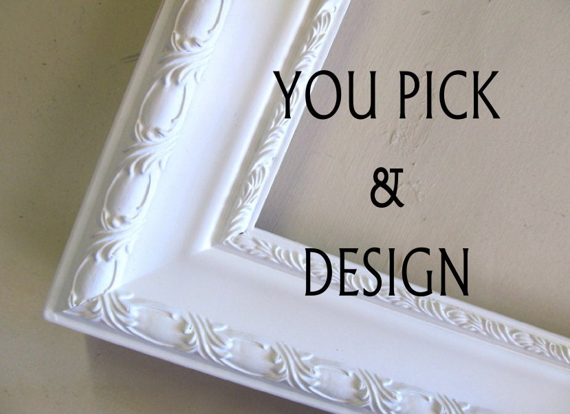 Wedding Sign Kitchen Chalkboard Framed Chalk Board Cork Board Nursery Shabby Chic Magnetic Cork Board 16x20 - YOU PICK and DESIGN