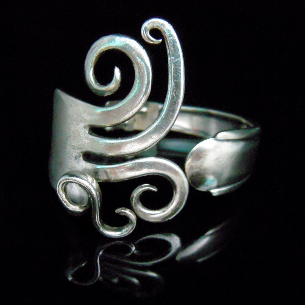 Fork Bracelet - Size SMALL 5-6 inch wrist - Fancy Design Number 5