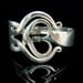 Antique Fork Bracelet - Size SMALL 5-6 inch wrist - Heart Design Numer 3