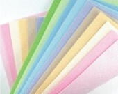 Felt Fabric - 10 Pastels Collection - ILOVEfelt88 Felt Fabric - 10 Pastels Collection - ILOVEfelt88