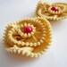 Handmade Zipper Flower Appliques Embellishments(2 pcs)