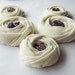 Cream Cotton Roses Handmade Appliques Embellishments(5 pcs)