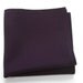 Wool Pocket Square in a deep rich purple