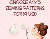 Any 5 Sewing Patterns