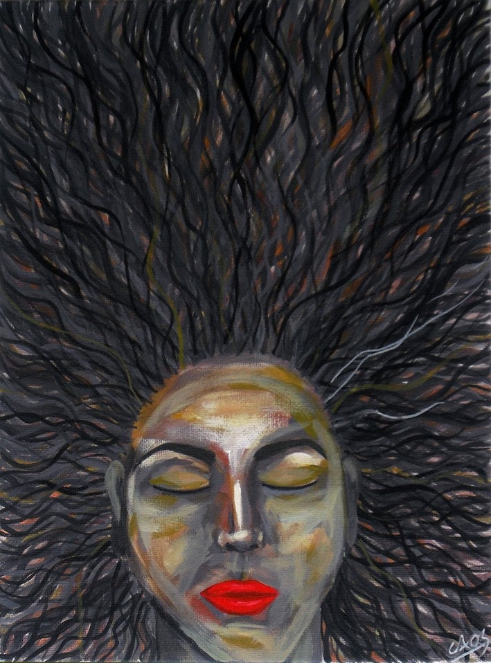 Mujer de otonio / Autumn lady ORIGINAL PAINTING