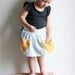lil mama half apron / pdf pattern sizes 12 MONTHS to 7 YEARS