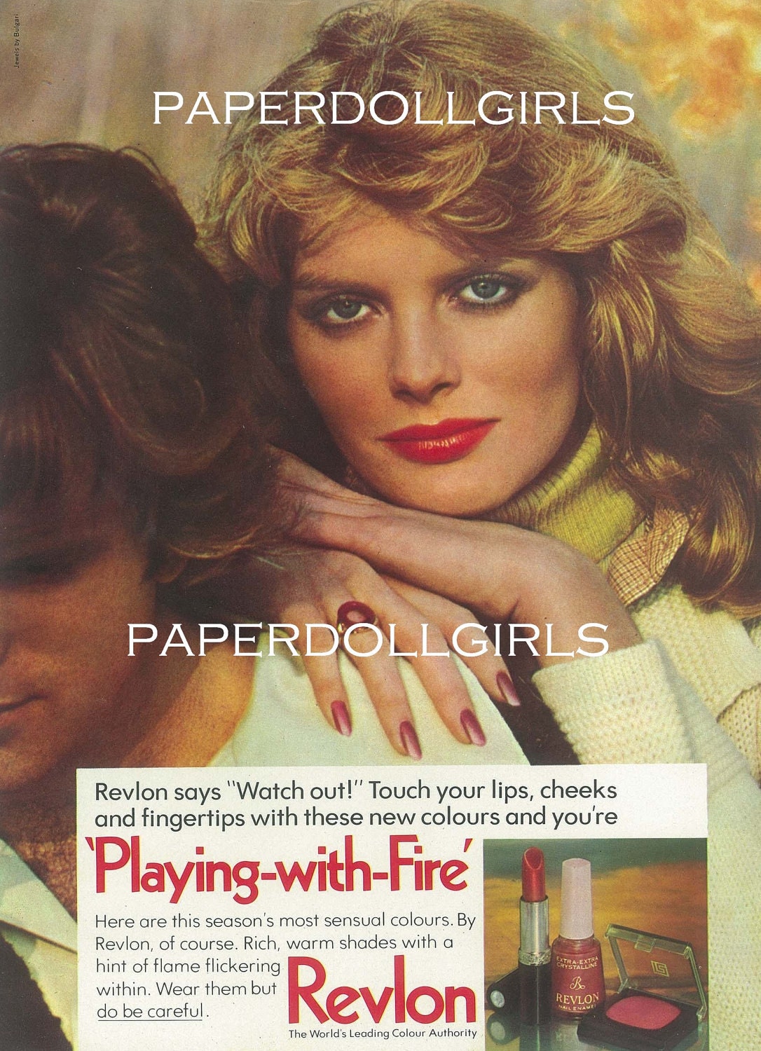 Revlon Vogue Uk 1978 Magazine Advertisement Ad By Paperdollgirls