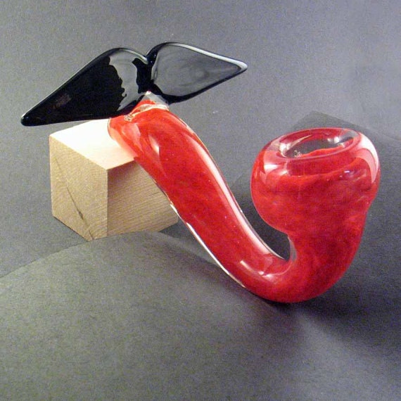 mustache glass pipe