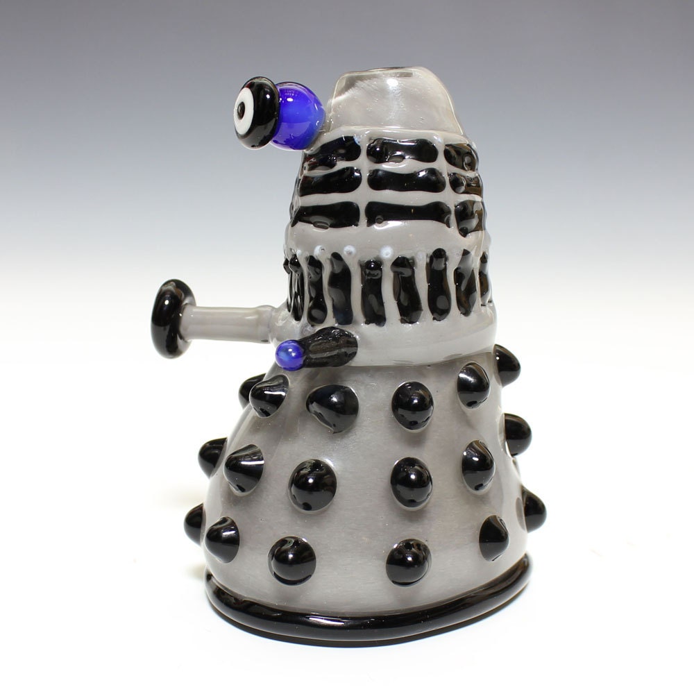 Glass Pipe - EXTERMINATE - Hedcraft Glassworks-