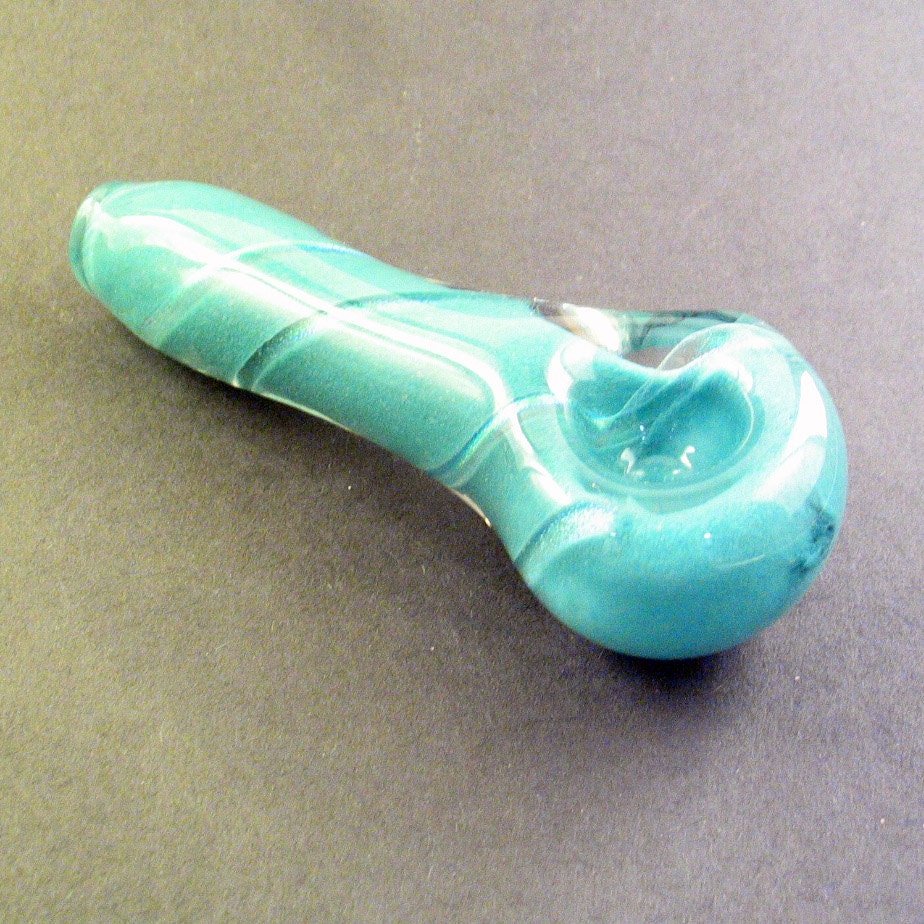 Dichroic Glass Pipe - Coastal Treasure - Hedcraft Glassworks-